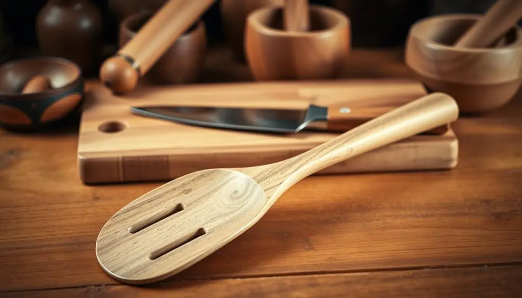 olive wood utensils