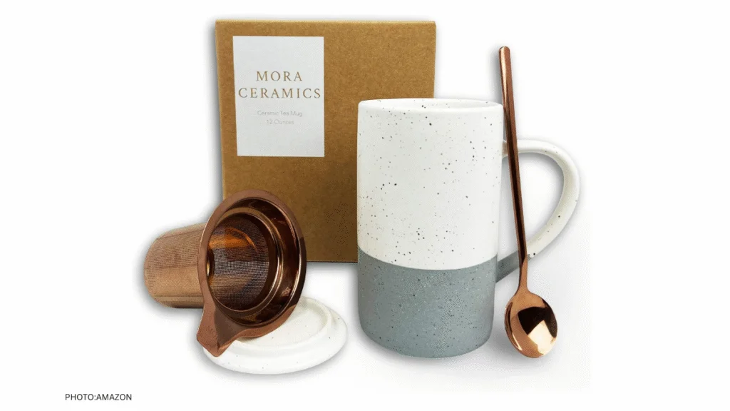 tea infuser and mug