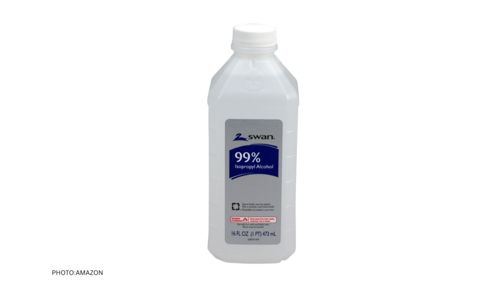 Rubbing Alcohol for Paint Stains
